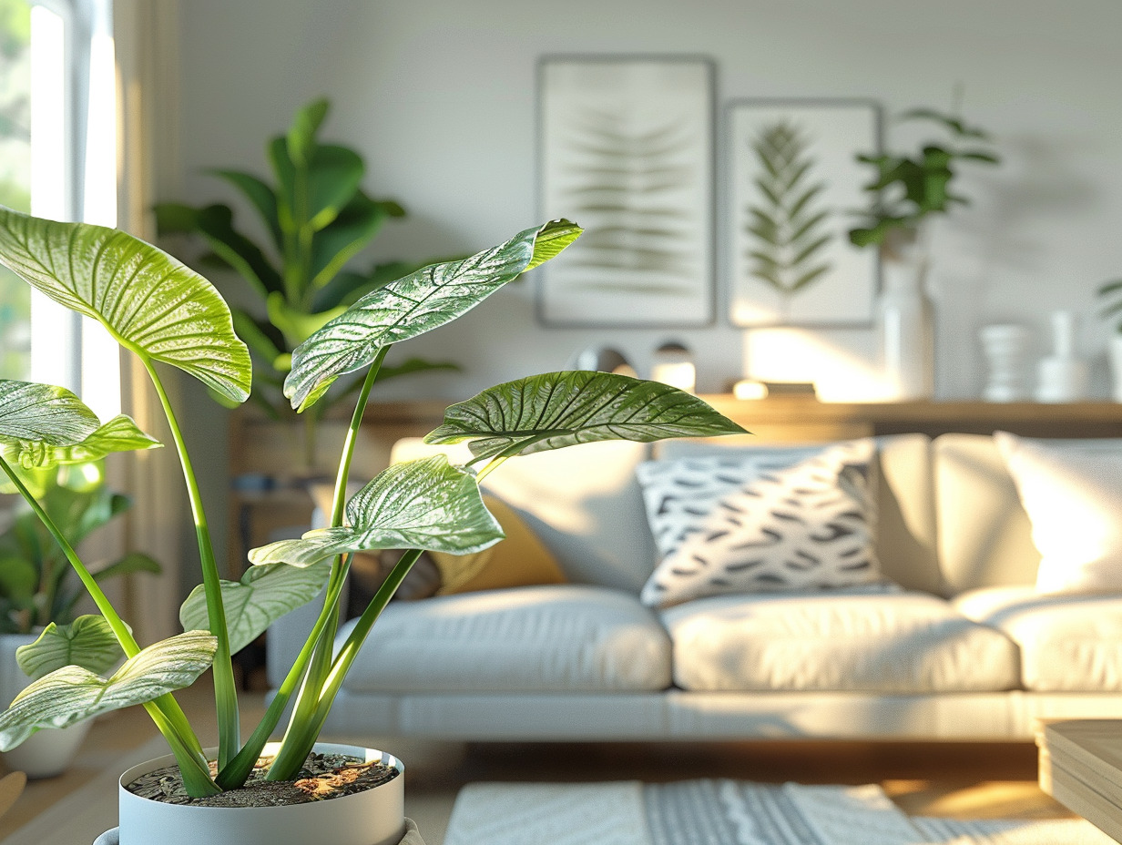 alocasia zebrina