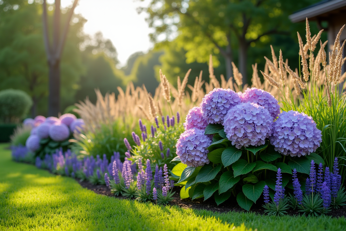 hortensias jardin